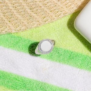 Tocara New Retired Milie Ring Sterling Silver Diami Size 5